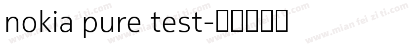 nokia pure test字体转换